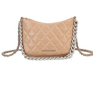 FRENCH CONNECTION PURSE Tan / Chain